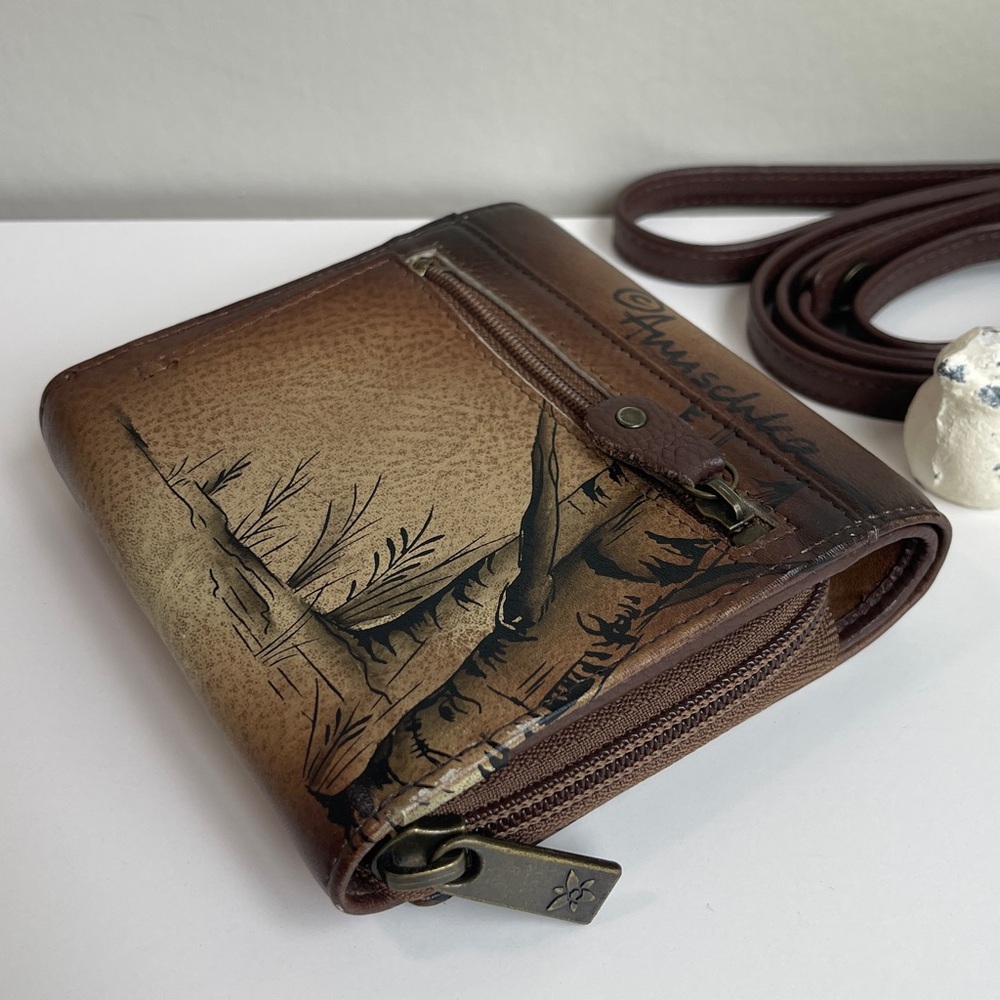 Anuschka RFID Genuine Leather Wallet Crossbody - Picture 13 of 16